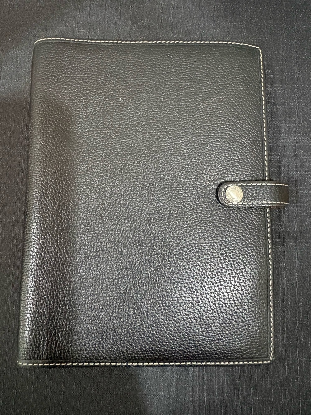 Vintage COACH Leather Address Book & Planner Portfolio w/ Working Original Pen